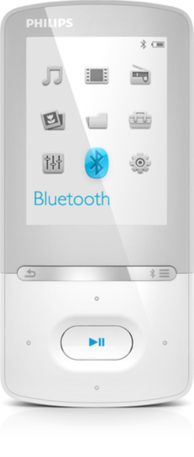 PHILIPS Lettore MP4 Philips bluetooth bianco